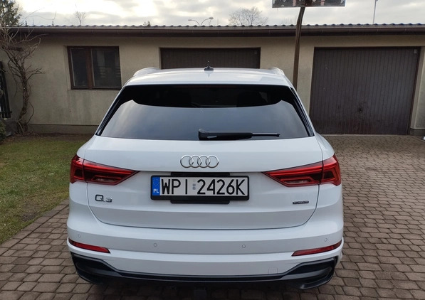 Audi Q3 cena 155900 przebieg: 11187, rok produkcji 2022 z Oborniki małe 352